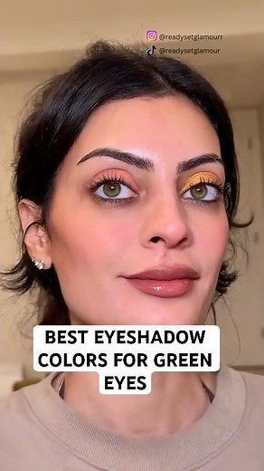 BEST EYESHADOW COLORS FOR GREEN EYES