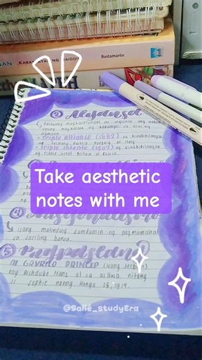 Take aesthetic notes with me ✨🎀