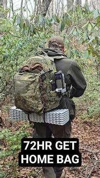 3 Day Get Home Bag Mountain Test Camp #survival #bushcraft #camping