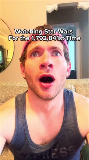 Watching Star Wars For The First Time! #starwars #starwarsfan #moviereaction #funny #shorts
