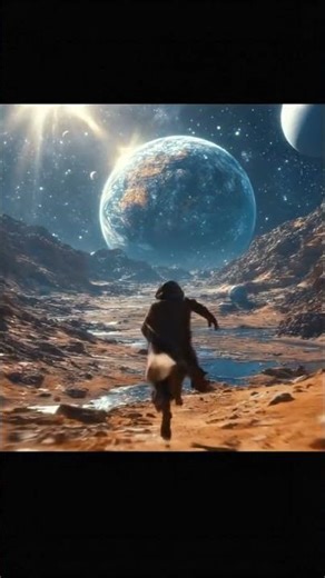Running on Alien World! 👨‍🚀🌌🏃‍♂️#shorts #viral #scifi #alienplanet #space #fyp #sci-fi #astronaut