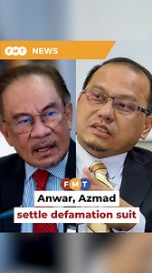 Anwar, Azmad settle defamation suit out of court The suit involved claims about Anwar Ibrahim’s salary during his time as Selangor’s economic adviser. #FMTNews #AnwarIbrahim #AhmadAmzadHashim #DefamationSuit #FMTEng #Explore #ExplorePage #Reels | Free Malaysia Today