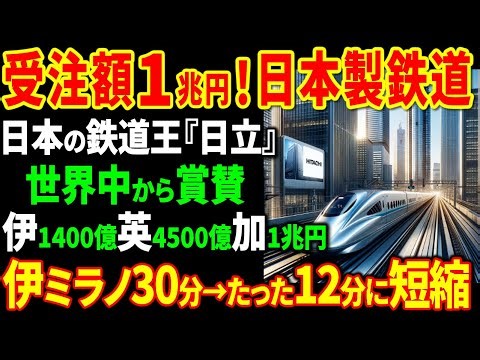 日本製の地下鉄に高速鉄道！約1兆円の鉄道事業も手掛ける鉄道大手『日立』に世界中から賞賛の声！【海外の反応】