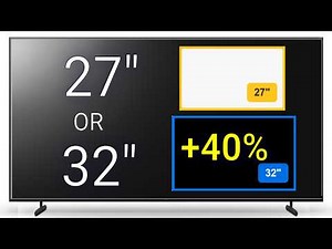 27 vs 32 Inch Monitor - Which One Should You Actually Buy?
