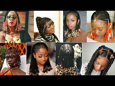 Braids and Beads Hairstyles Compilation for Black Women 2021/2022 Trends | Julia Beauty and Style