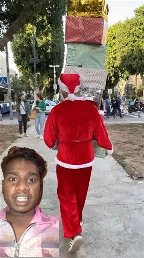 Falling Box Prank Christmas Santa Viral Funny TikTok! part 2 #shorts