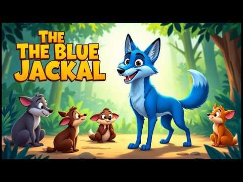 The Blue Jackal Story | Bedtime Story with Moral for Kids