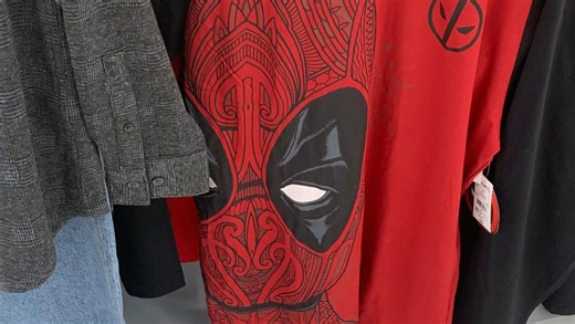Deadpool shirt spotted at Walmart Canada criticised for tÄ moko-style design