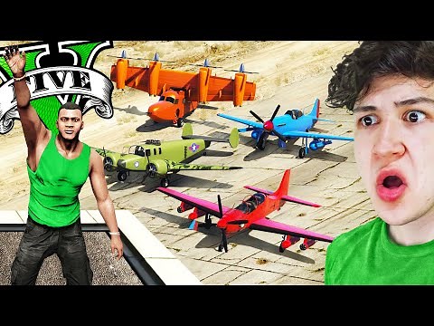 ROBANDO AVIONES MILLONARIOS en GTA 5! (Mods)