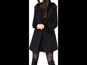 Tanming Warm Wool Pea Coat with Hood Review - Pros & Cons - Tanming women's coat