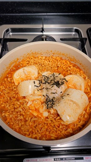 Buldak Ramen with Soft Tofu 🍜🔥