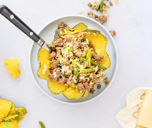 The Best Stuffed Acorn Squash for One