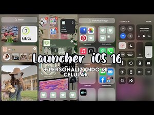 🍀 Launcher iOS 16 + customizing my cell phone ✨