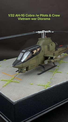 17K views · 480 reactions | eBay : https://ebay.us/m/EZJK8z Fly into history with the ProBuilt Model AH-1G Cobra Helicopter! Expertly built & painted, this 1:32 scale Vietnam War gunship is perfect for collectors 14+. Add this iconic piece to your militaria collection today!  #ModelBuilding #Militaria #Collectors | Pro Built Model | Facebook
