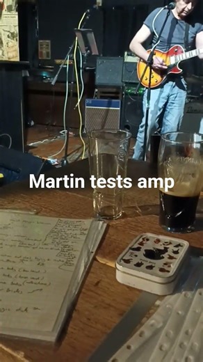 Martin tests his new amp. cathode bias el84 PP. TMB . cathodyne splitter. 3 gain stages. e