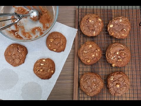 How to make soft chocolate hazelnut cookies? The recipe!