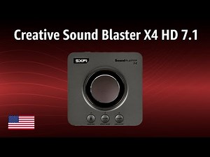 Sound card Creative Sound Blaster X4 HD 7.1 | TEST | English