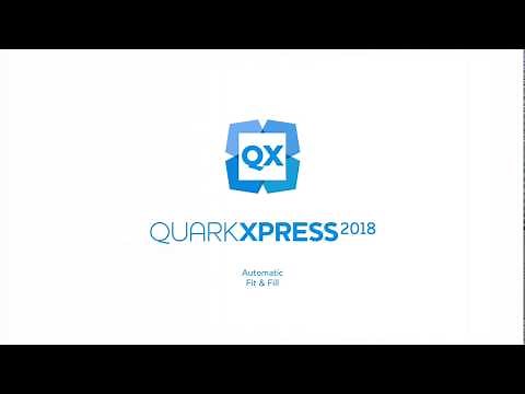 Automatic fit and fill in QuarkXPress 2018