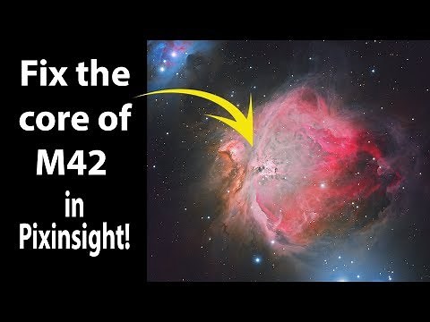 Fix the core of your M42 image using Pixinsight's HDR Multiscale Transform! Pixinsight processing.