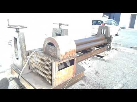 千代田工業 CHIYODA 3本 ベンディングロール 2500mm ロールベンダー ベンディング ローラー ロール ベンダー 三本 250cm 2.5m 板金 動作確認動画