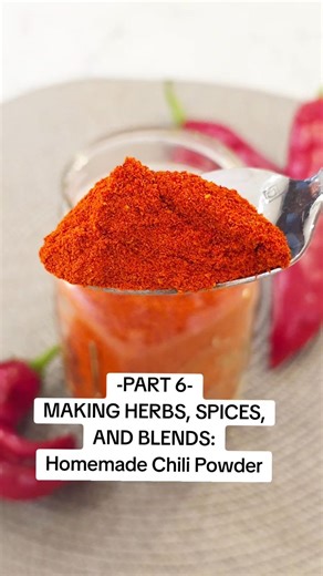 21 reactions | Dehydrating chili peppers allows you to make homemade chili powder. #chilipowder #homemadespices #dehydratingfood | Green Pig Farm | Facebook
