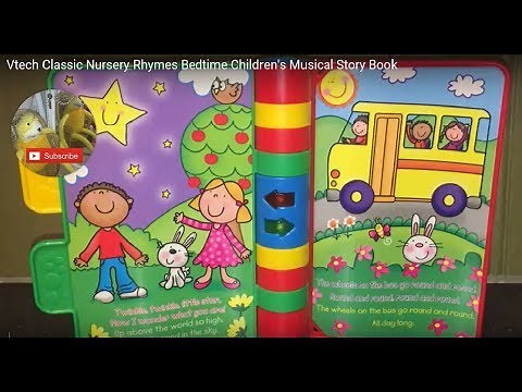 Vtech Classic Nursery Rhymes Bedtime Children's Musical Story Book