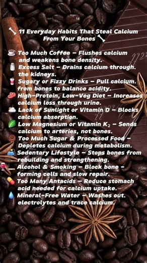 11 Hidden Daily Habits That Drain Calcium and Weaken Your Bones#health #shorts