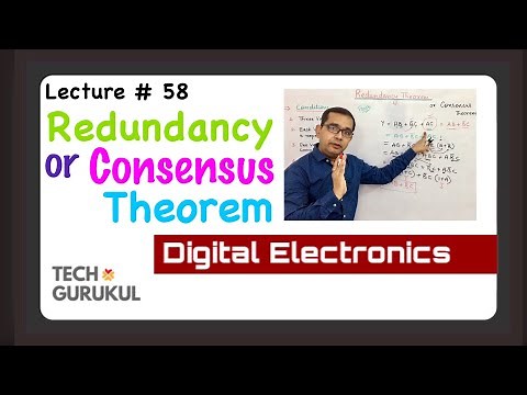 58. Redundancy or Consensus Theorem | TECH GURUKUL by Dinesh Arya