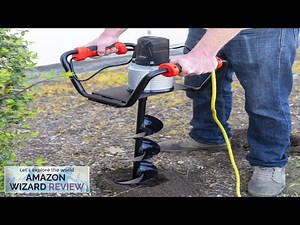 XtremepowerUS 1500W Post Hole Digger Earth Auger Hole Digger Electric Auger Digging Review