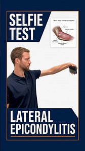 Can a Selfie Diagnose Tennis Elbow? 📱#elbowpain #clinicalskills #physiotherapy #ATC #meded
