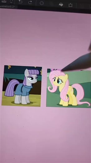 Fluttershy and Maud's Adorable Friendship in MLP Art