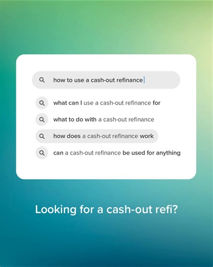 4 comments | You can use a cash-out refinance for just about any home...