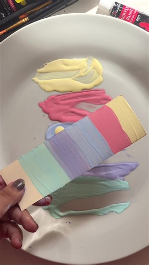 Soft pastels, smooth blends, and that satisfying swipe across the palette. This is why I love experimenting with acrylic color mixing. Drawlish Acrylic Paints make it easy to create clean pastel shades without dull tones, giving you a beautiful palette for your next painting. #Drawlish #acrylicpainting #colormixing #acrylicpaint #paintmixing #pastelcolors #paintingideas #paintingtutorial