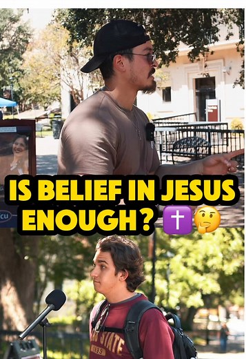Is belief in Jesus enough? Yes and no. True belief must come with repentance. Repentance is not a turning from sin but merely a change in mind about yourself in regards to sin & Jesus. When you acknowledge you are a sinner worthy of hell and because of that need a saviour (Jesus) by putting your full faith in Him, you will be saved. Full video on YouTube: Christ-Developed 🎥 #Evangelism #PreachTheGospel #ShareTheGospel #GreatCommission #BiblicalTruth