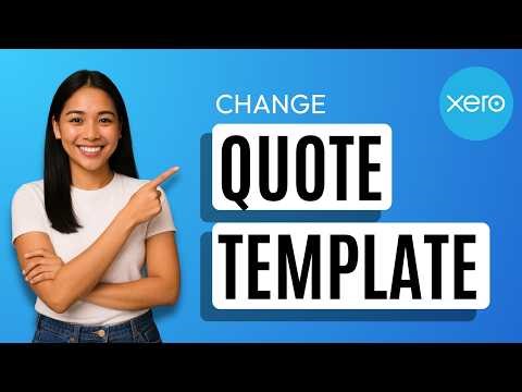 How to Change Quote Template in Xero [Quick Guide]