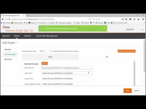 Remedy Single Sign-On 9.1 - Configuring SAML in Remedy Single Sign-On – Part I