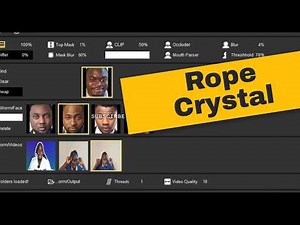 How to Swap Faces on Videos with Rope Crystal