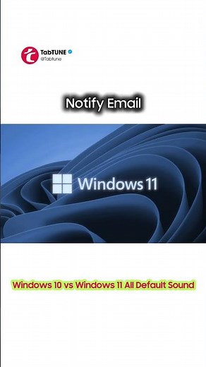 Windows 10 vs Windows 11 All Default Sound #windows #sound #ringtone #notification #alert #insert