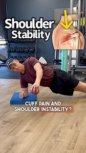 ✅Rotator cuff Shoulder Stability Exercises! (Get my step-by-step shoulder program here: www.theptinitiative.com/shoulderprogram )If you want your shoulders to be strong and stable, then you need to train them in different positions and with different loading styles.—-👍🏽In these exercises I’m demonstrating some ways to build overhead stability, rotator cuff endurance, dynamic shoulder control, and serratus anterior activation.---A LOT of benefits in just 3 exercises! #rotatorcuffrehab #physical