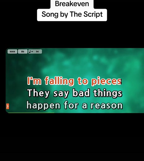 Breakeven Song by The Script Karaoke | Luffy_Karaoke
