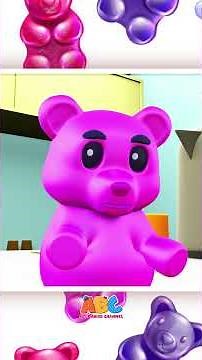 🍬Gummy Finger Family Song! Learn Colors in a Fun Way!🎨 #shorts #kidssongs