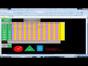1d Length Cutting Optimization (Excel)