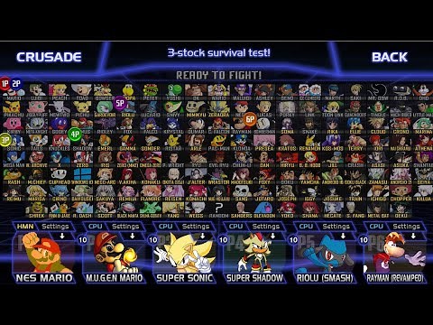 Super Smash Bros. Crusade CMC+ V0.9.3 Showcase with Peter