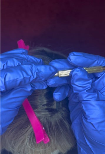 Relaxing scalp massage and hair play 💤🫶💙🩵 #asmr #asmrvideo #asmrscalpcheck #asmrscalpmassage #fyp