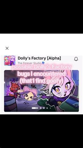 possible Dolly's Factory bugs I encountered! #dollysfactory