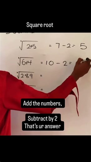 Do u know how to find Sqaure root easily ?? #maths #fyp #shorts #sirdavid #mathsclinic #sqaureroot