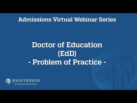 Doctor of Education (EdD) in Education Virtual Information Session