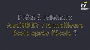 Envie de rejoindre Audit@EY, la meilleure école après l’école ? Découvrez nos facteurs d’attractivité tels que vécus par nos collaborateurs au quotidien. Les raisons de nous rejoindre sont nombreuses ! Et ce sont nos auditeurs qui le disent  Alors, n’hésitez plus, découvrez le métier d’auditeur chez EY et retrouvez nos offres à pourvoir :  https://www.ey.com/fr_fr/careers/devenez-auditeur-chez-ey | EY Careers | Facebook