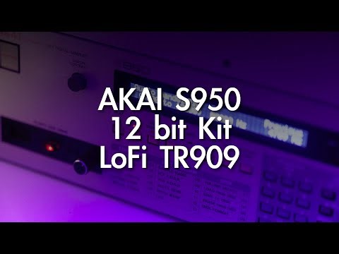 AKAI S950 12bit LoFi TR-909 Drum Kit | Ultimate Electronic Drum Kit Sample Pack