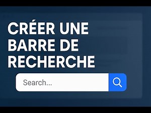 Créer une Barre de Recherche Moderne en HTML/CSS – UI Web Design